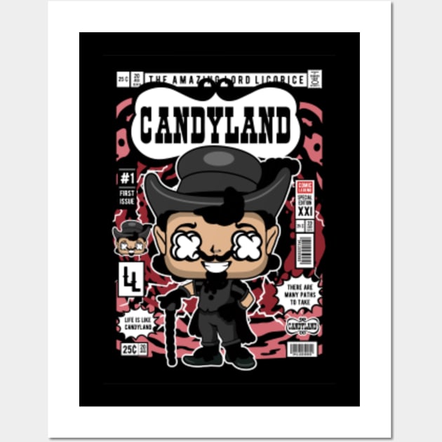 Candy Land Lord Licorice Candy Land Licorice Posters and Art Prints